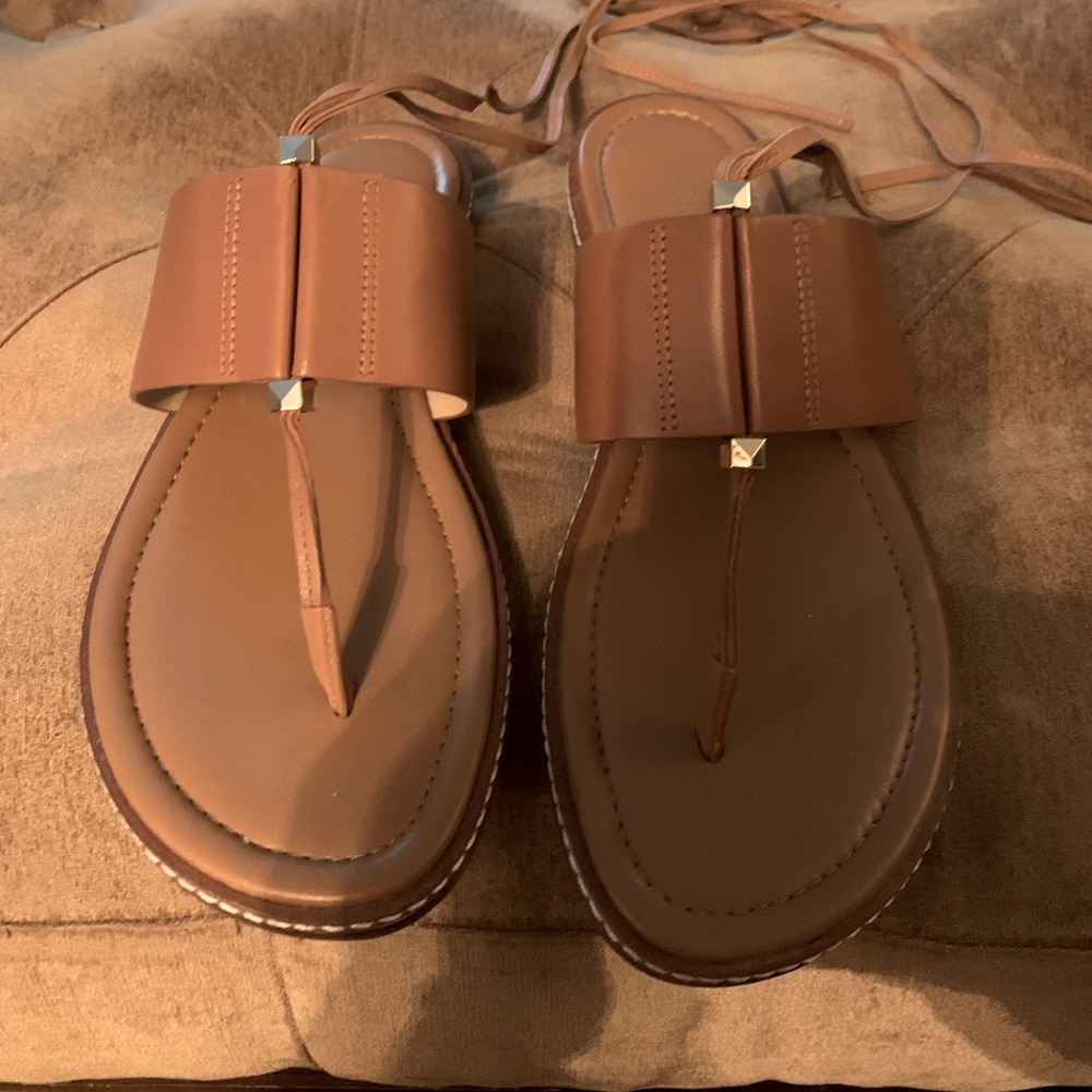 Michael Kors ankle wrap sandals